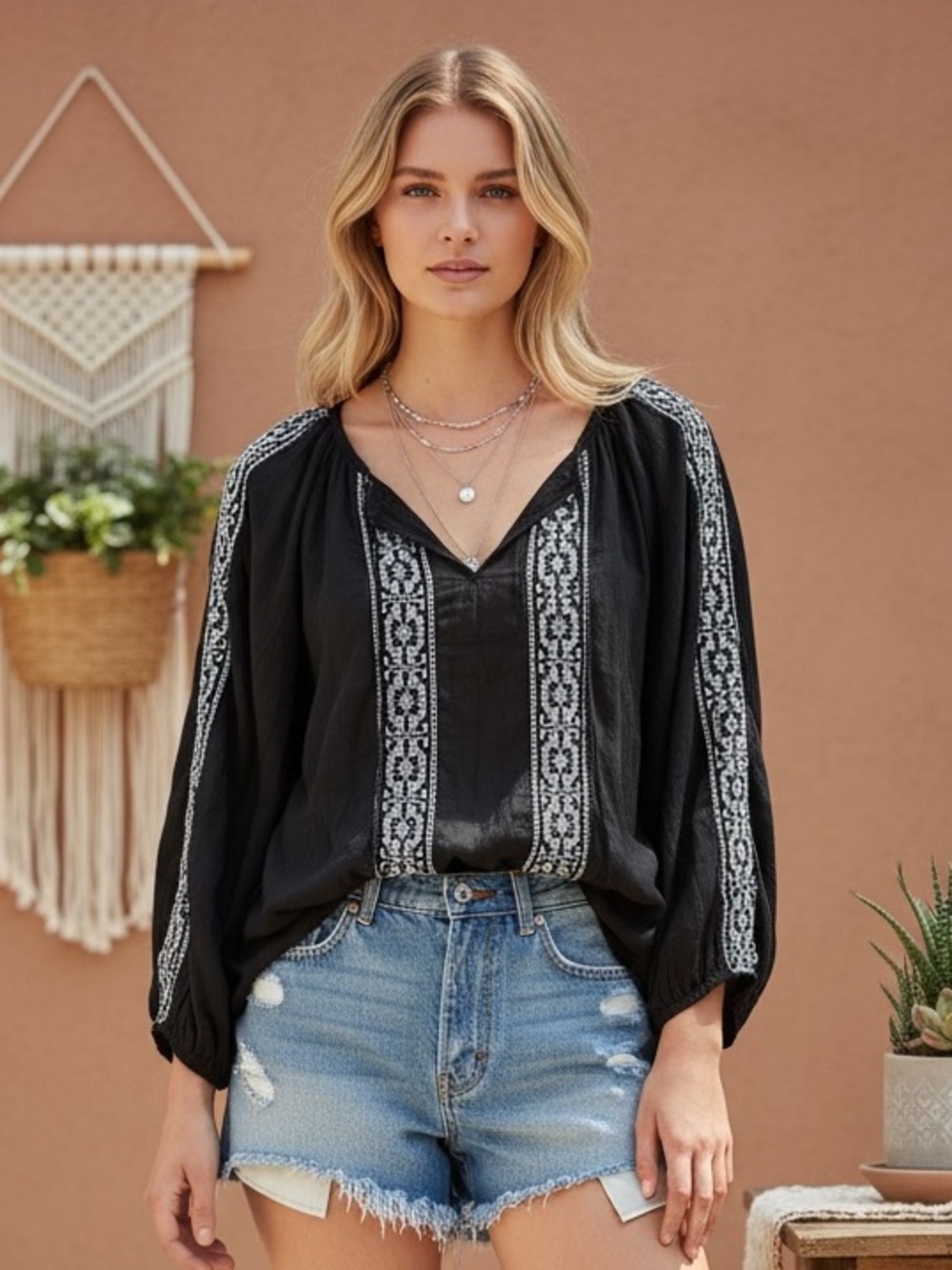 Old Navy boho top‎